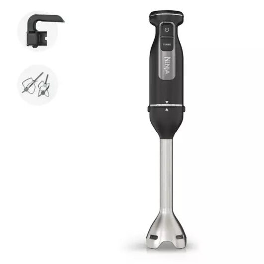 Ninja CI090UK Foodi 2-in-1 Hand Blender & Mixer Black