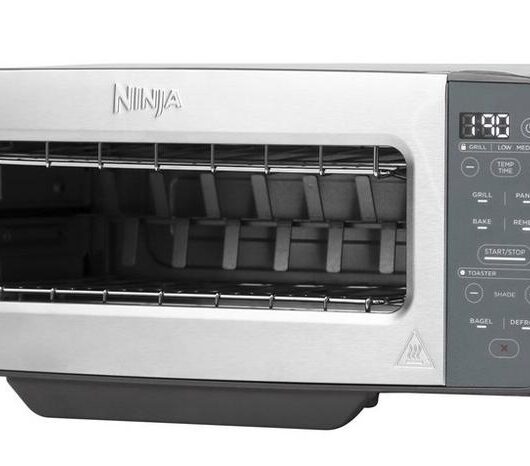 Ninja ST202UK 3-in-1 2 Slice Toaster - Grill and Panini Press - Stainless Steel
