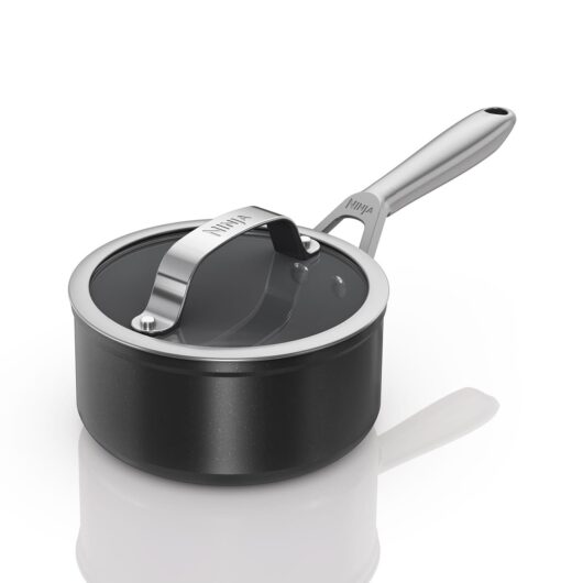 Ninja ZEROSTICK Ceramic Pro 16 cm Saucepan - Black CW30216UK