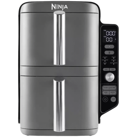 Ninja Double Stack XL 2-Drawer 9.5L Air Fryer Grey SL400UK OPEN BOX CLEARANCE