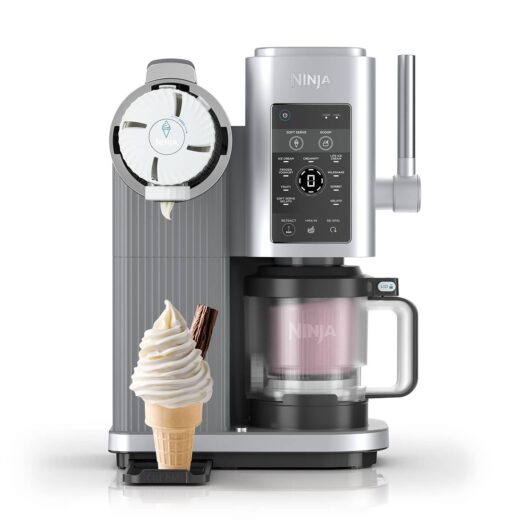 Ninja Swirl CREAMi - Soft Serve Ice Cream Maker - NC701UK - Silver