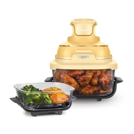 Ninja CRISPi 4-in-1 Portable Glass Air Fryer - Ginger Snap FN101UKGD