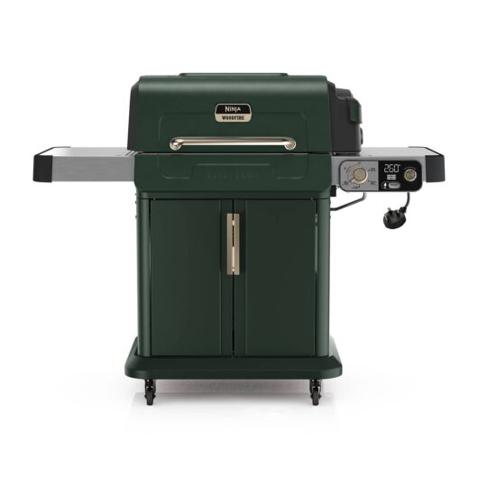Ninja FlexFlame Gas BBQ & Outdoor Cooking System - Green & Gold PG301UKGN