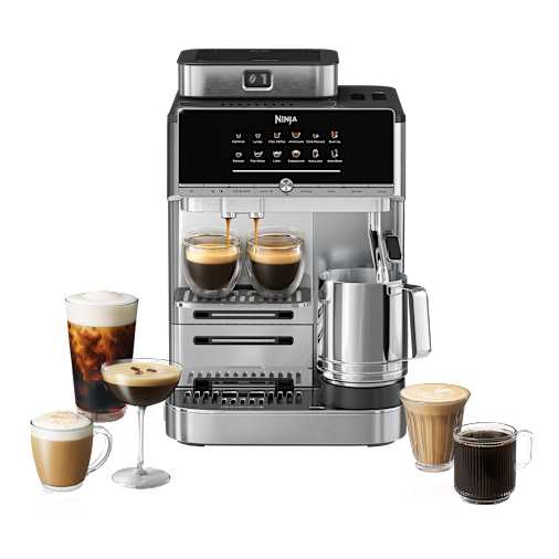 Ninja AutoBarista Pro Automatic Espresso Machine in Black/ Stainless Steel | AE1051UK | by SharkNinja