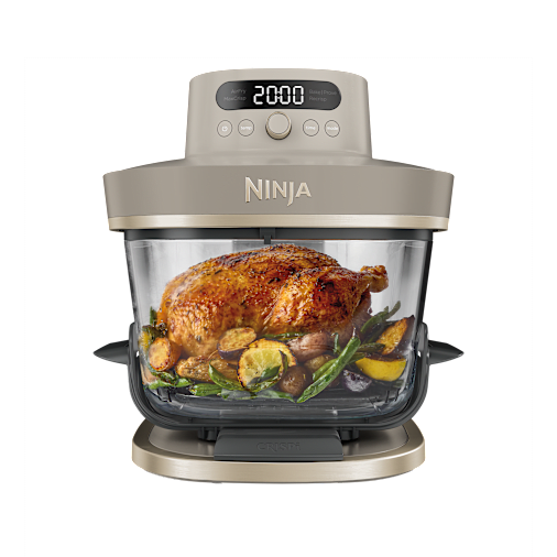 Ninja CRISPi PRO 5-in-1 XL Glass Air Fryer - in Stone Gold | AS090UKSD | by SharkNinja